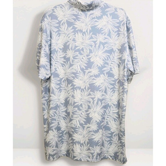 Travis Mathew Polo Shirt Men XXL Floral Print Golf Golfing Outdoors Preppy.‎ - Picture 2 of 8
